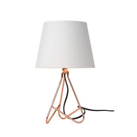 GITTA - Lampe de table - Ø 17 cm - 1xE14 - Cuivre