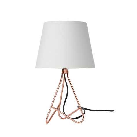GITTA - Lampe de table - Ø 17 cm - 1xE14 - Cuivre