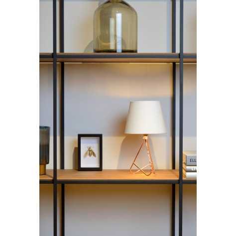 GITTA - Lampe de table - Ø 17 cm - 1xE14 - Cuivre