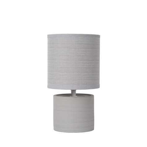 GREASBY - Lampe de table - Ø 14 cm - 1xE14 - Gris