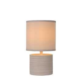 GREASBY - Lampe de table - Ø 14 cm - 1xE14 - Crème