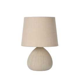 RAMZI - Lampe de table - Ø 18 cm - 1xE14 - Crème 2