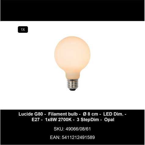 DOREDOS - Lampe de table - Ø 20 cm - 1xE27 - Rose