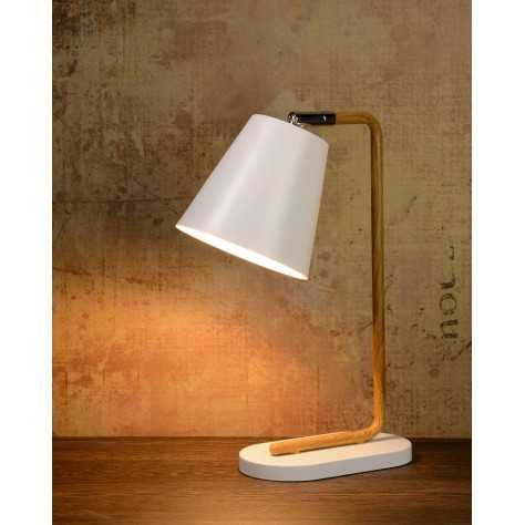 CONA - Lampe de table - 1xE14 - Blanc