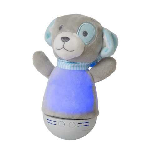 DOLLY - Lampe de table Chambres d'enfant - Piles - Gris