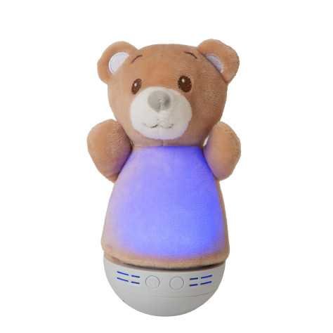DOLLY - Lampe de table Chambres d'enfant - Piles - Brun