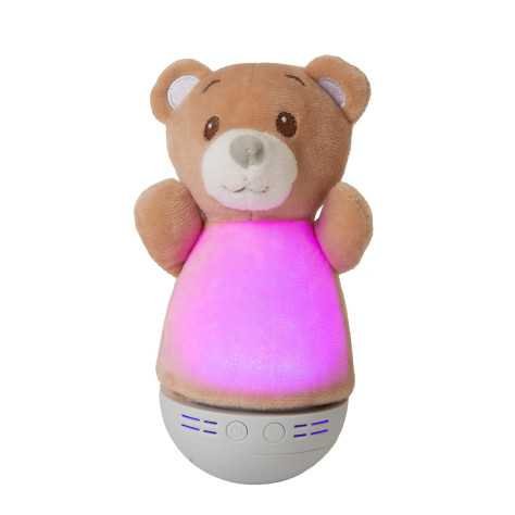 DOLLY - Lampe de table Chambres d'enfant - Piles - Brun