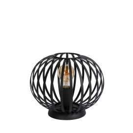 MANUELA - Lampe de table - Ø 25 cm - 1xE27 - Noir 2