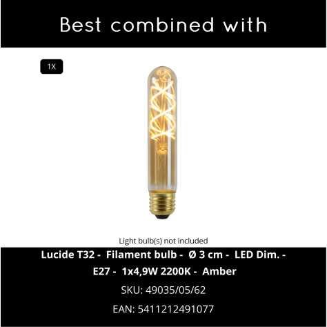 MESH - Lampe de table - 1xE27 - Noir