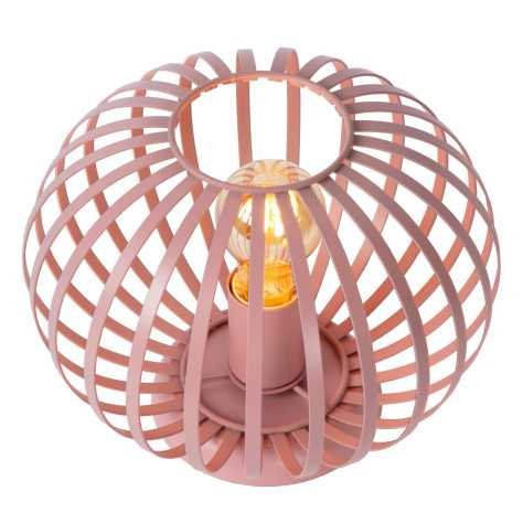 MERLINA - Lampe de table Chambres d'enfant - Ø 25,5 cm - 1xE27 - Rose