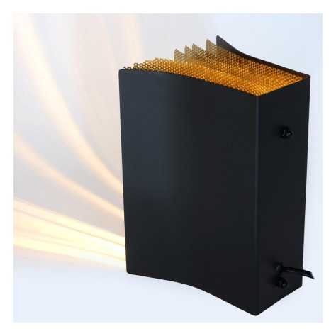 EXTRAVAGANZA LIVRET - Lampe de table - 1xE14 - Noir