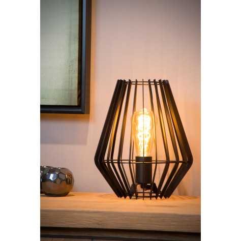REDA - Lampe de table - 1xE27 - Noir