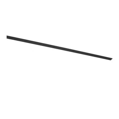 TRACK Cache/couvercle - Système de rail monophasé / Éclairage sur rail - 2 mètres - Noir (Extension)