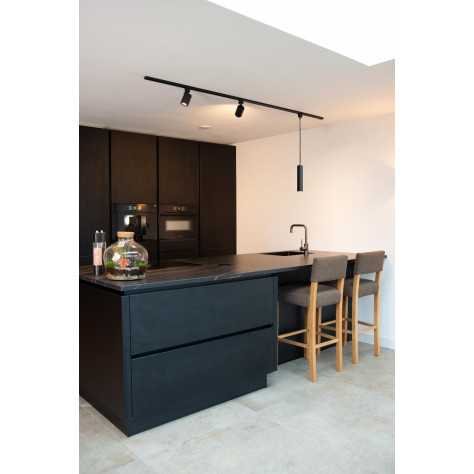 TRACK NIGEL Spot sur rail - Système de rail monophasé / Éclairage sur rail - 1xGU10 - Noir (Extension)