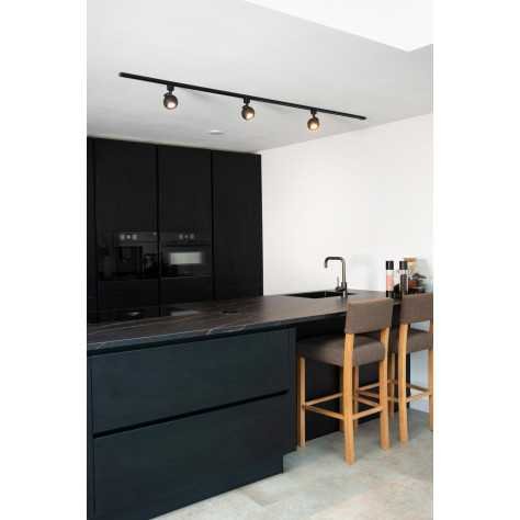 TRACK FAVORI Spot sur rail - Système de rail monophasé / Éclairage sur rail - 1xGU10 - Noir (Extension)