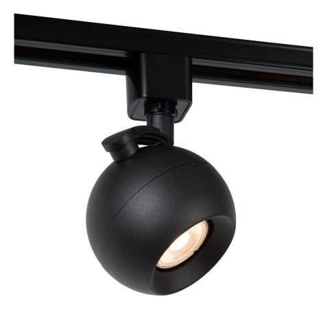 TRACK FAVORI Spot sur rail - Système de rail monophasé / Éclairage sur rail - 1xGU10 - Noir (Extension)