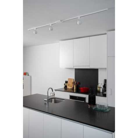 TRACK FAVORI Spot sur rail - Système de rail monophasé / Éclairage sur rail - 1xGU10 - Blanc (Extension)