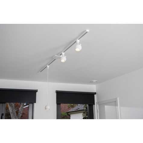 TRACK FAVORI Spot sur rail - Système de rail monophasé / Éclairage sur rail - 1xGU10 - Blanc (Extension)