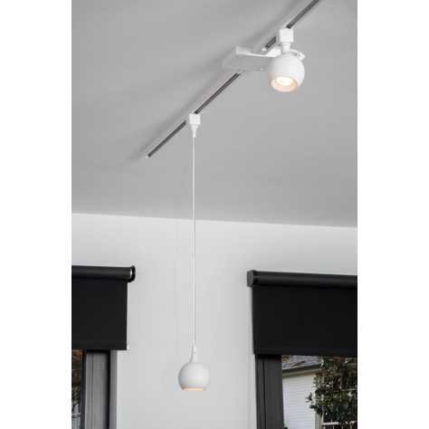 TRACK FAVORI Spot sur rail - Système de rail monophasé / Éclairage sur rail - 1xGU10 - Blanc (Extension)