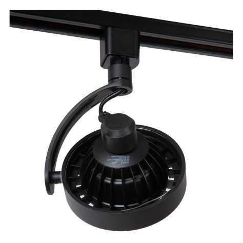 TRACK DORIAN Spot sur rail - Système de rail monophasé / Éclairage sur rail - 1xES111 - Noir (Extension)
