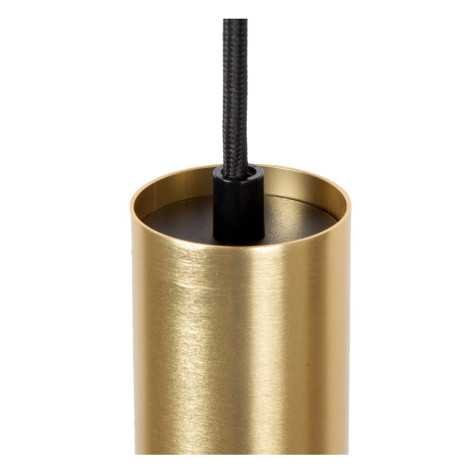 TRACK FLORIS Suspension - Système de rail monophasé / Éclairage sur rail - 1xGU10 - Or mat / Laiton (Extension)