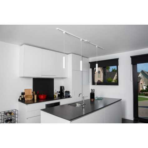 TRACK FLORIS Suspension - Système de rail monophasé / Éclairage sur rail - 1xGU10 - blanc(Extension)