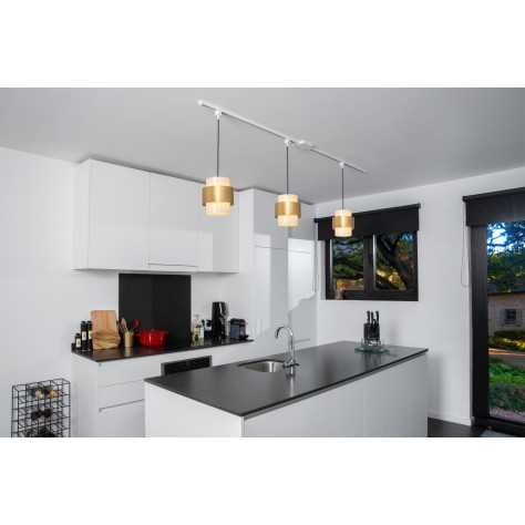 TRACK Adaptateur de suspension - Système de rail monophasé / Éclairage sur rail - Blanc(Extension)