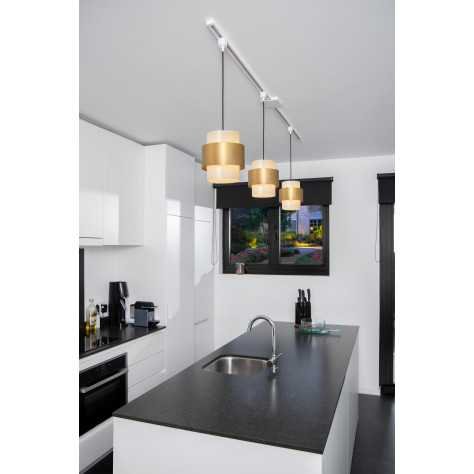 TRACK Adaptateur de suspension - Système de rail monophasé / Éclairage sur rail - Blanc(Extension)