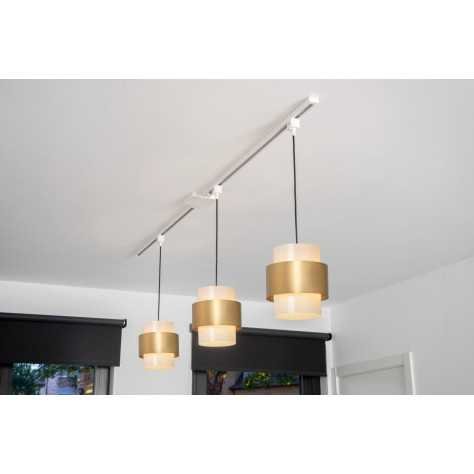 TRACK Adaptateur de suspension - Système de rail monophasé / Éclairage sur rail - Blanc(Extension)