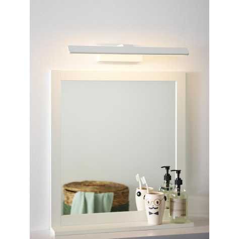 BETHAN - Miroir lumineux Salle de bains - LED - 1x8W 3000K - IP21 - Blanc