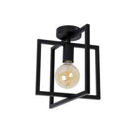 LUUK - Plafonnier - 1xE27 - Noir 2