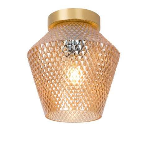 ROSALIND - Plafonnier - Ø 21 cm - 1xE27 - Ambre