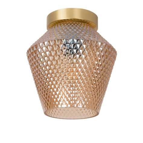 ROSALIND - Plafonnier - Ø 21 cm - 1xE27 - Ambre