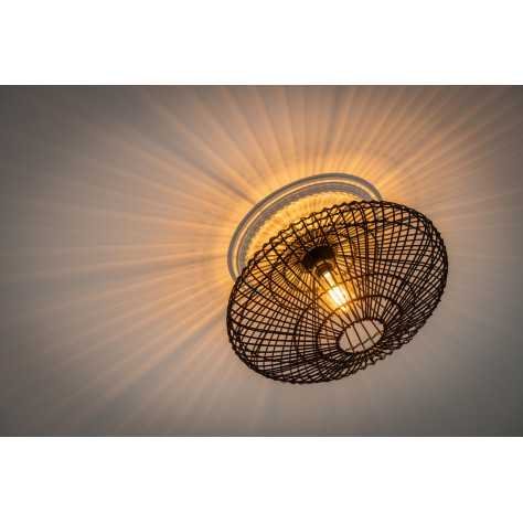 MAGALI - Plafonnier - Ø 56 cm - 1xE27 - Noir