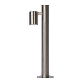 ARNE-LED - Borne extérieur - Ø 6,3 cm - LED - GU10 - 1x5W 2700K - IP44 - Chrome Dépoli