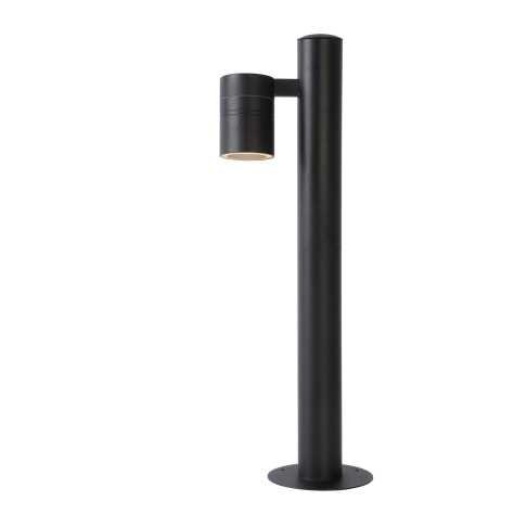 ARNE-LED - Borne extérieur - Ø 6,3 cm - LED - GU10 - 1x5W 2700K - IP44 - Noir