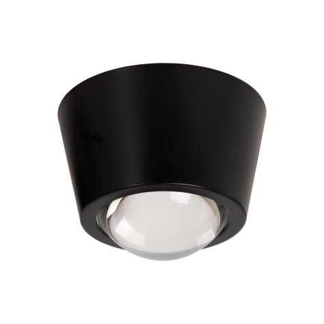 RIGON - Plafonnier - Ø 9 cm - LED - 1x6W 3000K - Noir