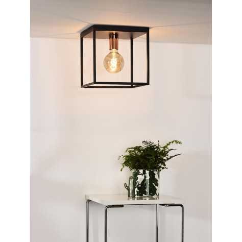 ARTHUR - Plafonnier - 1xE27 - Noir