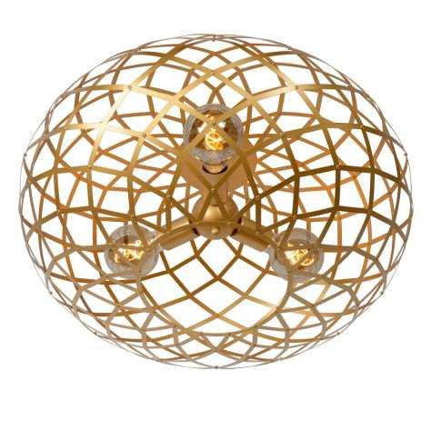 WOLFRAM - Plafonnier - Ø 65 cm - 3xE27 - Or Mat / Laiton