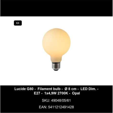 LESTER - Plafonnier - 6xE27 - Or Mat / Laiton