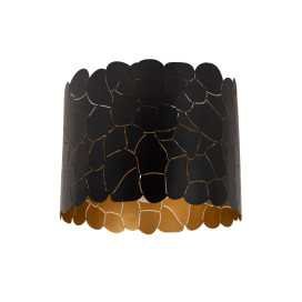 ALMELO - Plafonnier - Ø 25,5 cm - 1xE27 - Noir 2