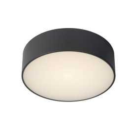 ROXANE - Plafonnier Salle de bains - Ø 25 cm - LED - 1x10W 2700K - IP65 - Anthracite