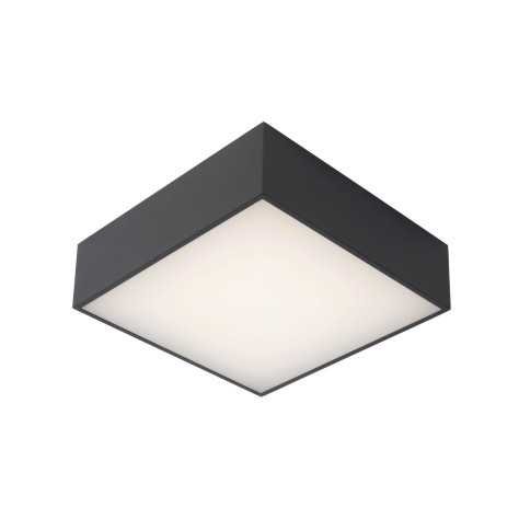ROXANE - Plafonnier Salle de bains - LED - 1x12W 2700K - IP54 - Anthracite