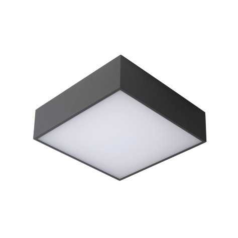 ROXANE - Plafonnier Salle de bains - LED - 1x12W 2700K - IP54 - Anthracite