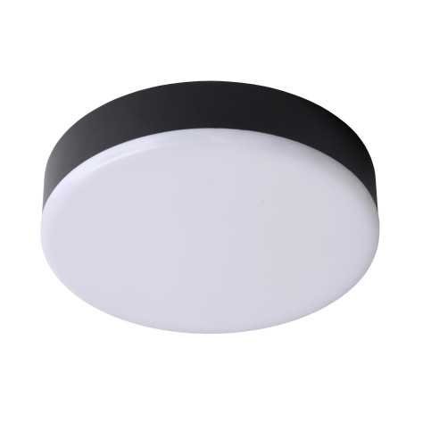 CERES-LED - Plafonnier Salle de bains - Ø 21,5 cm - LED Dim. - 1x30W 3000K - IP44 - Noir