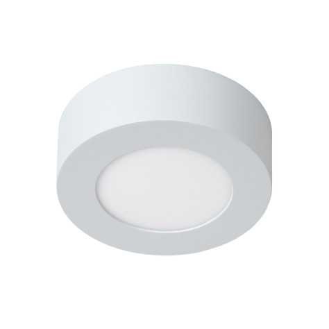 BRICE-LED - Plafonnier Salle de bains - Ø 11,7 cm - LED Dim. - 1x8W 3000K - IP44 - Blanc