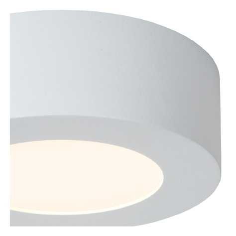 BRICE-LED - Plafonnier Salle de bains - Ø 11,7 cm - LED Dim. - 1x8W 3000K - IP44 - Blanc