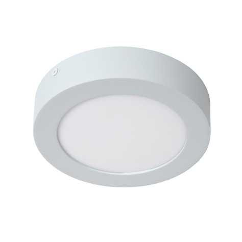 BRICE-LED - Plafonnier Salle de bains - Ø 18 cm - LED Dim. - 1x12W 3000K - IP44 - Blanc