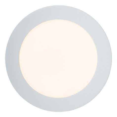 BRICE-LED - Plafonnier Salle de bains - Ø 18 cm - LED Dim. - 1x12W 3000K - IP44 - Blanc