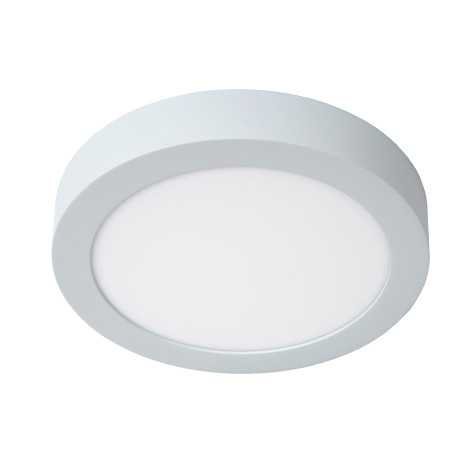 BRICE-LED - Plafonnier Salle de bains - Ø 24 cm - LED Dim. - 1x15W 3000K - IP44 - Blanc